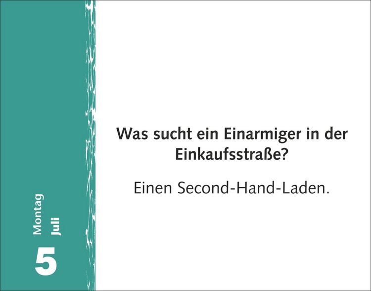 Produktbild: Witzirin Tagesabrei&szlig;kalender 2027 - Diese Packung enth&auml;lt: die lustigsten Witze f&uuml;r die t&auml;gliche Dosis Humor