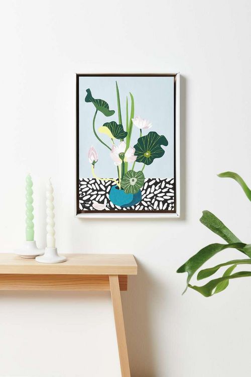 Produktbild: Malen nach Zahlen Set, Lotus, 26 x 37 cm,, Inhalt: