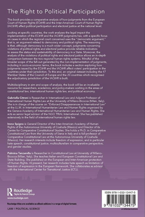 Produktbild: The Right to Political Participation
