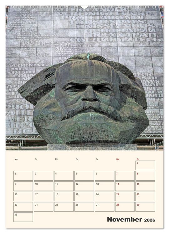 Produktbild: Chemnitz Kulturhauptstadt Terminplaner (hochwertiger Premium Wandkalender 2026 DIN A2 hoch), Kunstdruck in Hochglanz