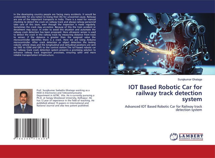Produktbild: IOT Based Robotic Car for railway track detection system