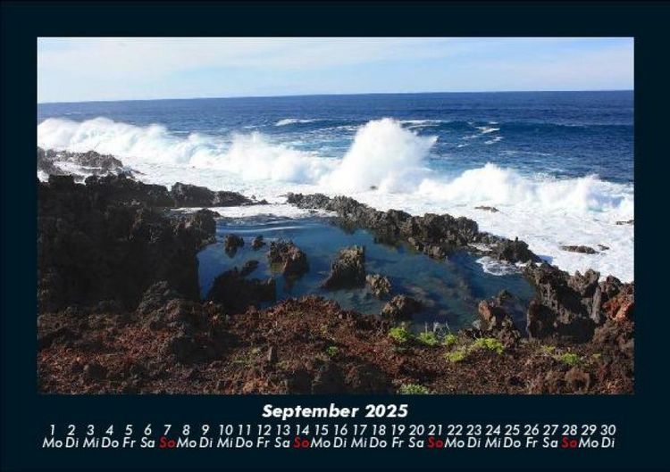 Produktbild: Die sch&ouml;nsten Meereslandschaften 2025 Fotokalender DIN A5