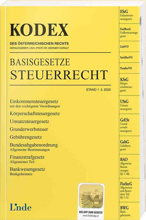 Produktbild: KODEX Basisgesetze Steuerrecht