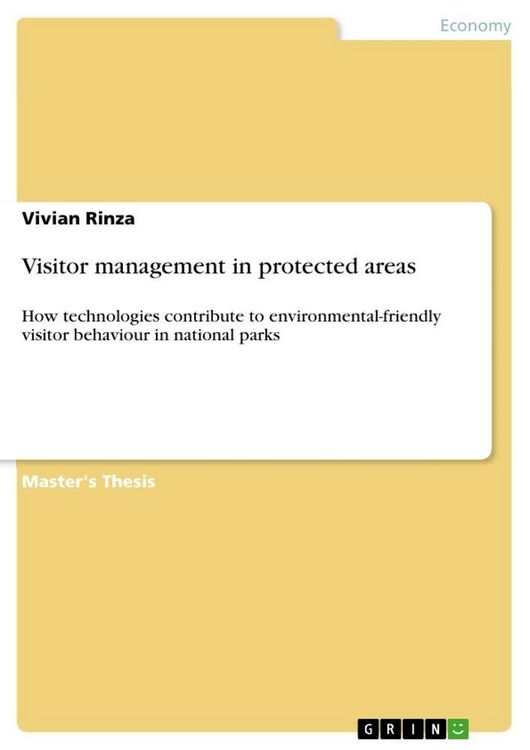 Produktbild: Visitor management in protected areas