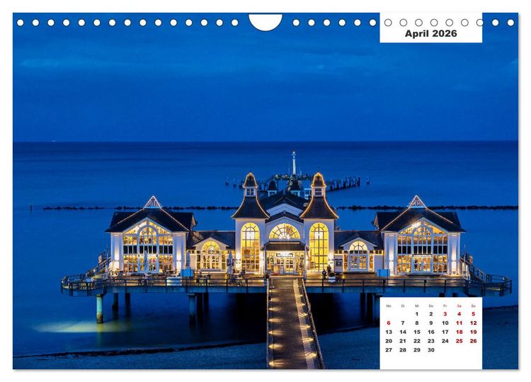 Produktbild: R&uuml;gen Panorama (Wandkalender 2026 DIN A4 quer), CALVENDO Monatskalender