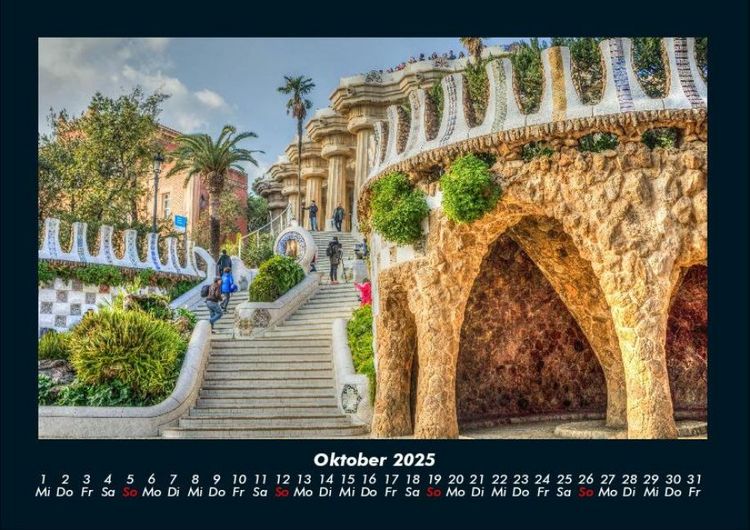 Produktbild: Barcelona 2025 Fotokalender DIN A4