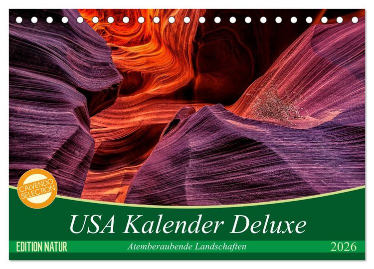 Produktbild: USA Kalender Deluxe (Tischkalender 2026 DIN A5 quer), CALVENDO Monatskalender