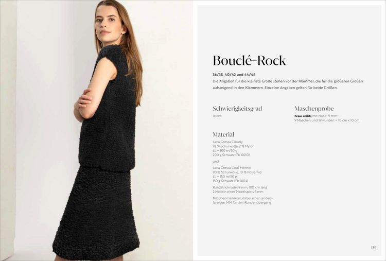 Produktbild: Ganz in Schwarz &ndash; Mode und Accessoires stricken in der edelsten Farbe der Welt