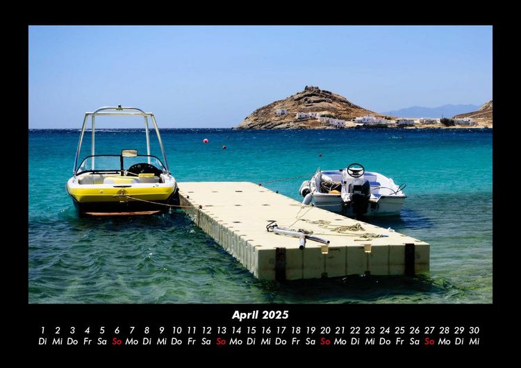 Produktbild: Boote 2025 Fotokalender DIN A3
