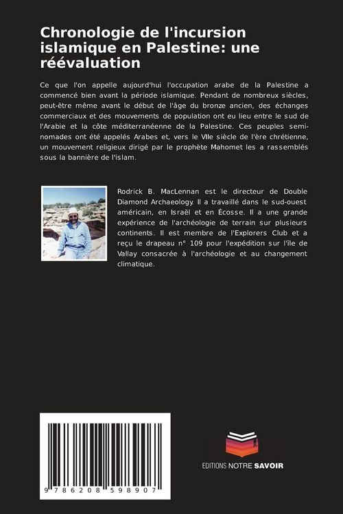 Produktbild: Chronologie de l'incursion islamique en Palestine: une r&eacute;&eacute;valuation