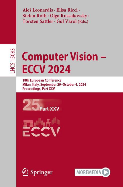 Produktbild: Computer Vision - ECCV 2024