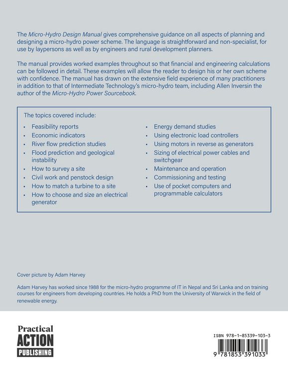 Produktbild: Micro-Hydro Design Manual