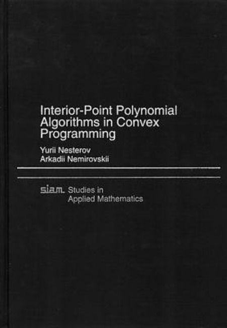 Produktbild: Interior Point Polynomial Algorithms in Convex Programming