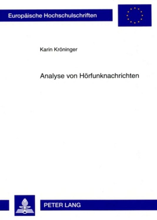 Produktbild: Analyse von H&ouml;rfunknachrichten