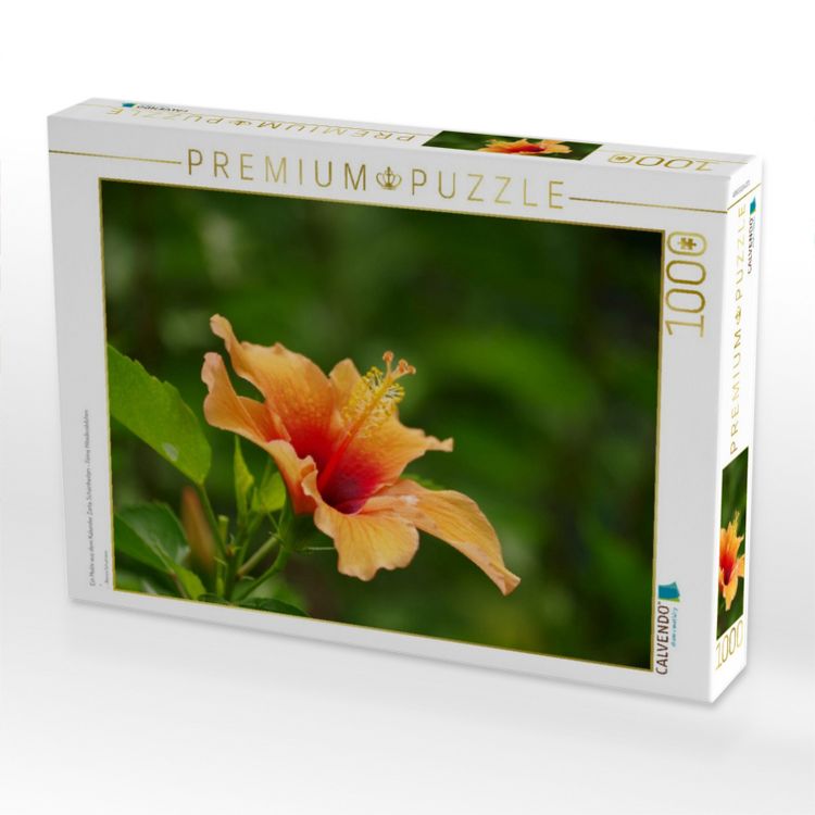 Produktbild: CALVENDO Puzzle Ein Motiv aus dem Kalender Zarte Sch&ouml;nheiten - Feine Hibiskusbl&uuml;ten | 1000 Teile Lege-Gr&ouml;&szlig;e 64x48cm Foto-Puzzle f&uuml;r gl&uuml;ckliche Stunden