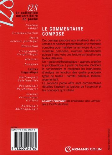Produktbild: Le commentaire compos&eacute;