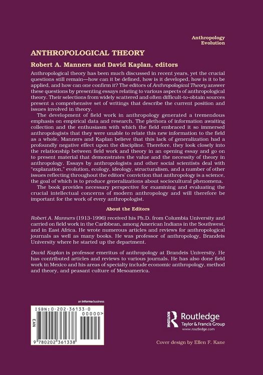 Produktbild: Anthropological Theory