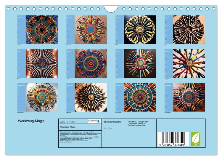 Produktbild: Werkzeug-Magie (Wandkalender 2026 DIN A4 quer), CALVENDO Monatskalender