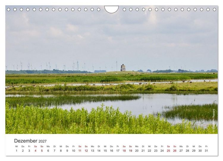 Produktbild: Halbinsel Eiderstedt - Momente der Natur (Wandkalender 2027 DIN A4 quer), CALVENDO Monatskalender
