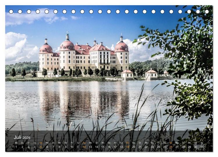 Produktbild: Im Osten viel Sch&ouml;nes - Perlen in den neuen Bundesl&auml;ndern (Tischkalender 2026 DIN A5 quer), CALVENDO Monatskalender