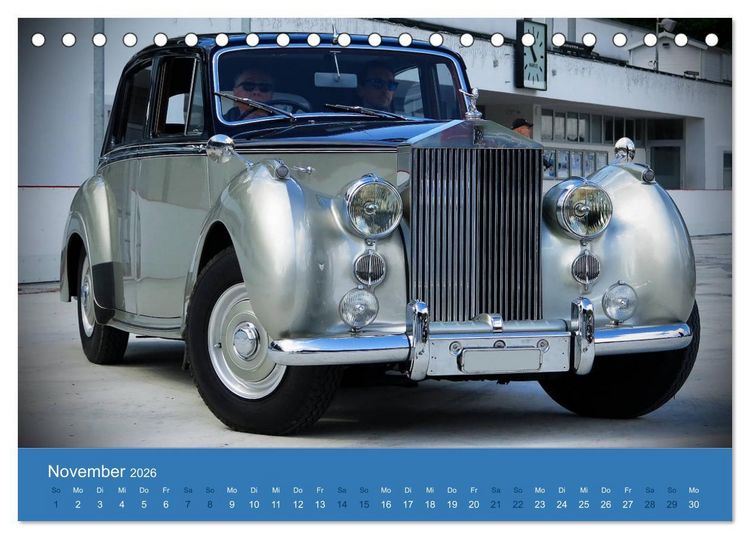 Produktbild: Rolls Royce Revival (Tischkalender 2026 DIN A5 quer), CALVENDO Monatskalender