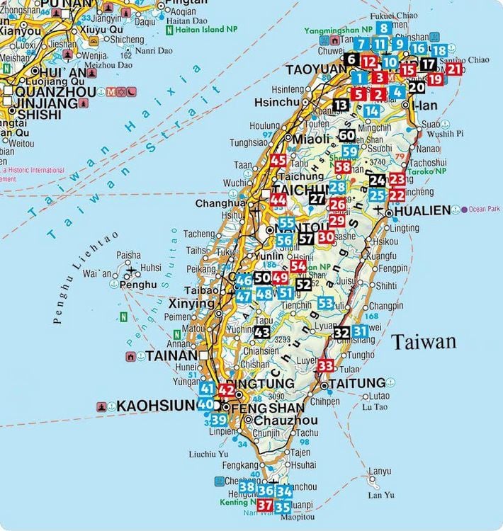 Produktbild: ROTHER Wanderf&uuml;hrer Taiwan