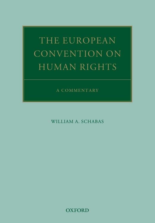Produktbild: The European Convention on Human Rights