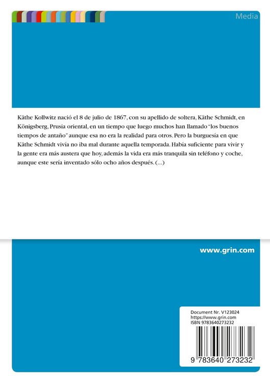 Produktbild: K&auml;the Kollwitz - Una abogada de los sufrientes
