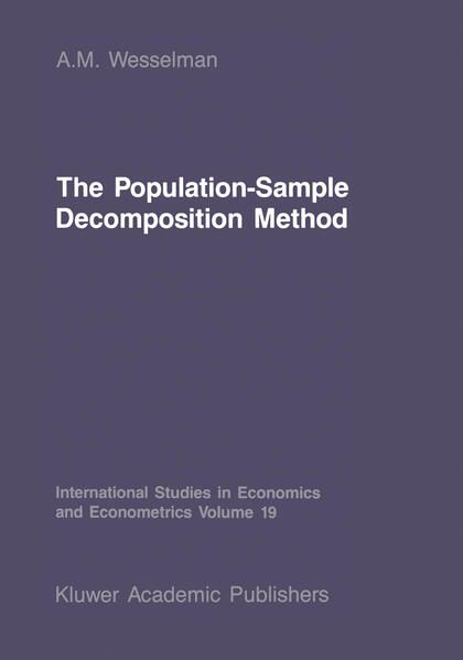 Produktbild: The Population-Sample Decomposition Method