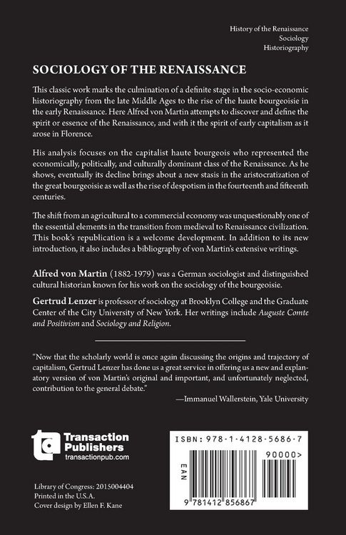 Produktbild: Sociology of the Renaissance