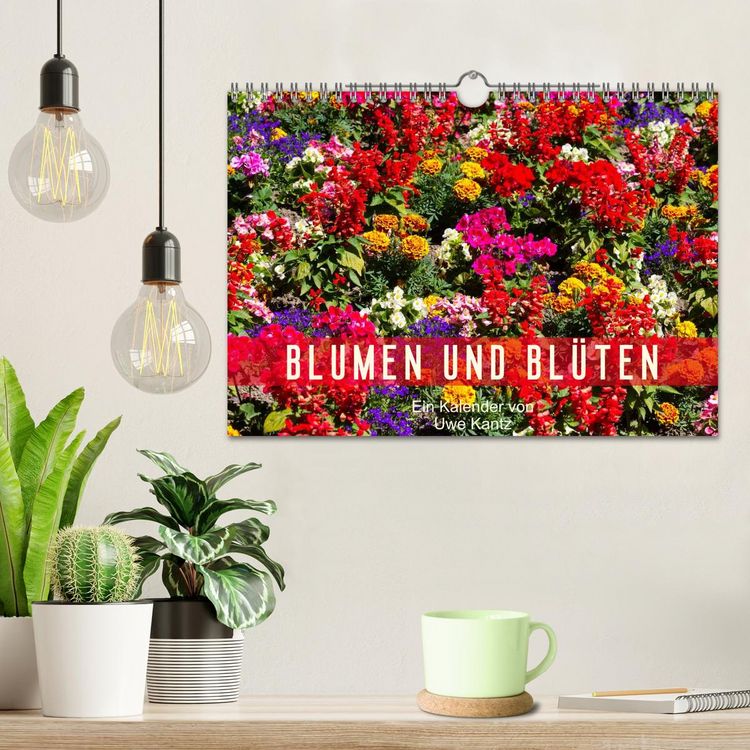 Produktbild: Blumen und Bl&uuml;ten (Wandkalender 2026 DIN A4 quer), CALVENDO Monatskalender