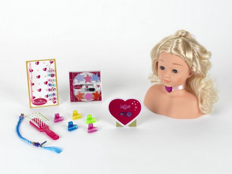 Produktbild: Princess Schmink-Frisierkopf, 25cm