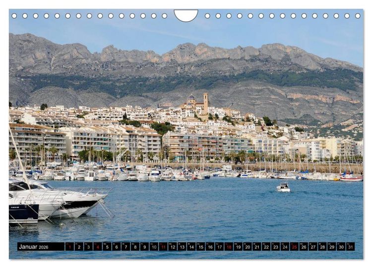 Produktbild: Costa Blanca - Spaniens wei&szlig;e K&uuml;ste (Wandkalender 2026 DIN A4 quer), CALVENDO Monatskalender