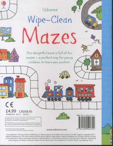Produktbild: Wipe-Clean Mazes