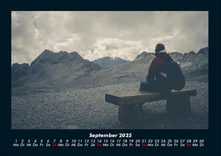 Produktbild: Bergige Welten 2025 Fotokalender DIN A4
