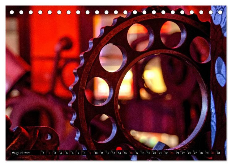 Produktbild: Industrie-Kultur 2026 (Tischkalender 2026 DIN A5 quer), CALVENDO Monatskalender
