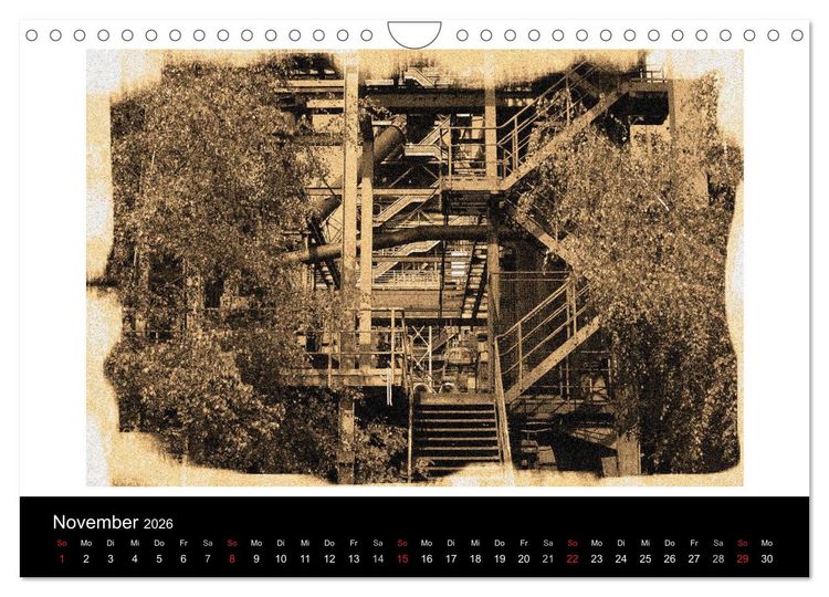 Produktbild: Landschaftspark Duisburg-Nord (Wandkalender 2026 DIN A4 quer), CALVENDO Monatskalender