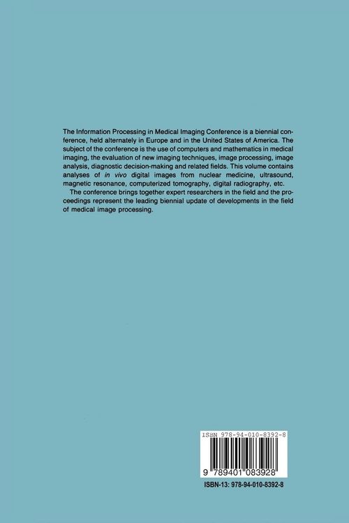 Produktbild: Information Processing in Medical Imaging