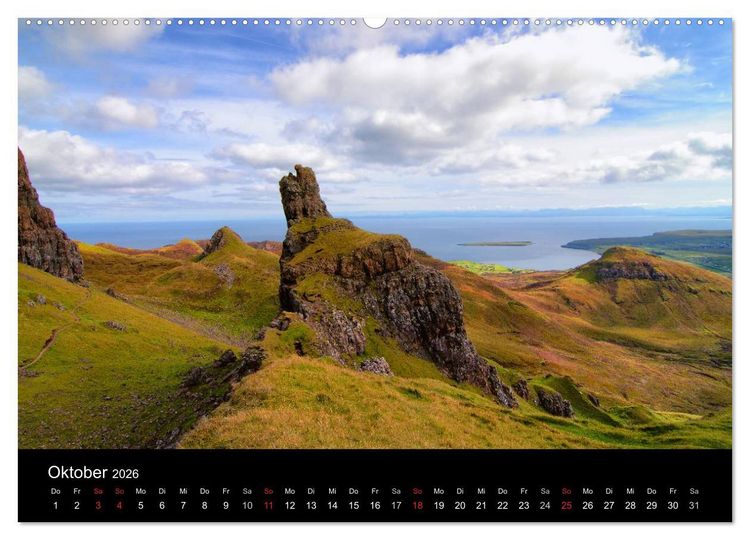 Produktbild: Schottland - Spiegel der Seele (Wandkalender 2026 DIN A2 quer), CALVENDO Monatskalender