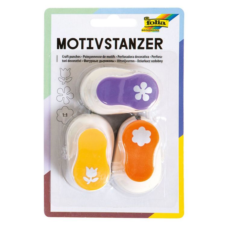 Produktbild: folia Motivstanzer Ganzjahresmotive 15mm 3 St&uuml;ck