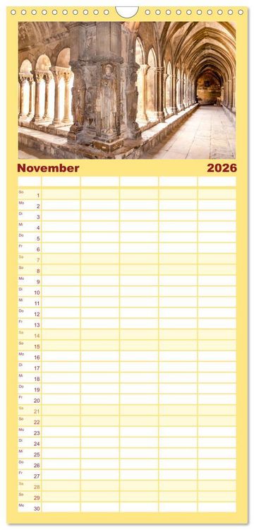 Produktbild: Familienplaner 2026 - Provence. Licht und Lebensfreude mit 5 Spalten (Wandkalender, 21 x 45 cm) CALVENDO