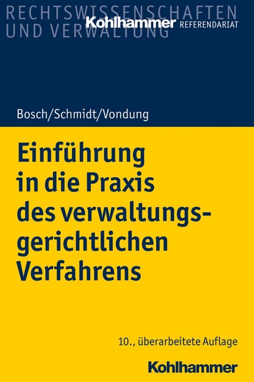 Produktbild: Einf&uuml;hrung in die Praxis des verwaltungsgerichtlichen Verfahrens