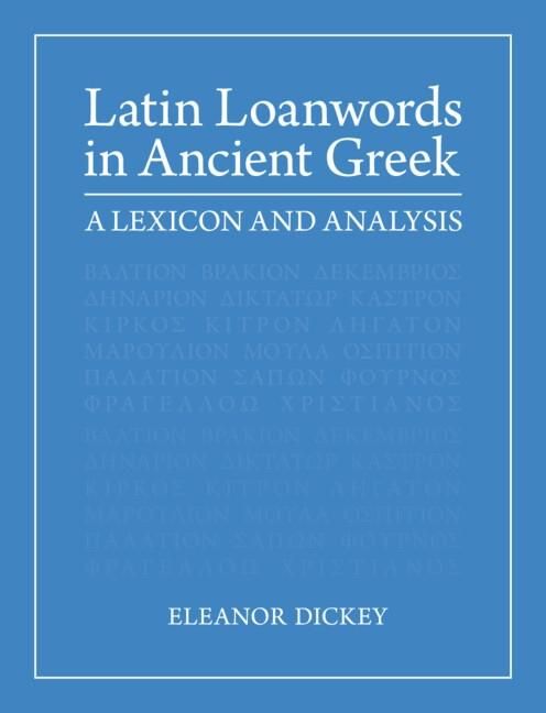 Produktbild: Latin Loanwords in Ancient Greek