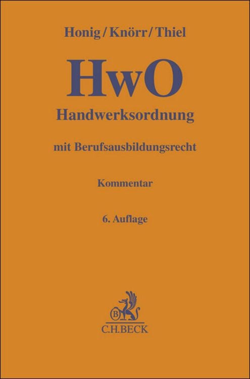 Bild vom Artikel Handwerksordnung vom Autor Markus Thiel