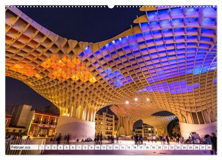 Produktbild: Andalusien - Sevilla (Wandkalender 2026 DIN A2 quer), CALVENDO Monatskalender