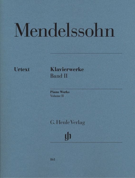 Produktbild: Felix Mendelssohn Bartholdy - Klavierwerke, Band II