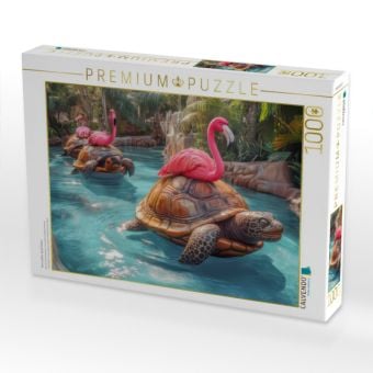 Produktbild: CALVENDO Puzzle Tiere wollen Spa&szlig; haben | 1000 Teile Lege-Gr&ouml;&szlig;e 64x48cm Foto-Puzzle f&uuml;r gl&uuml;ckliche Stunden