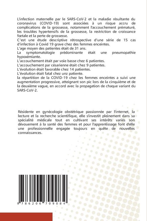 Produktbild: Des occurrences graves de l'infection COVID-19 l'hors de grossesse