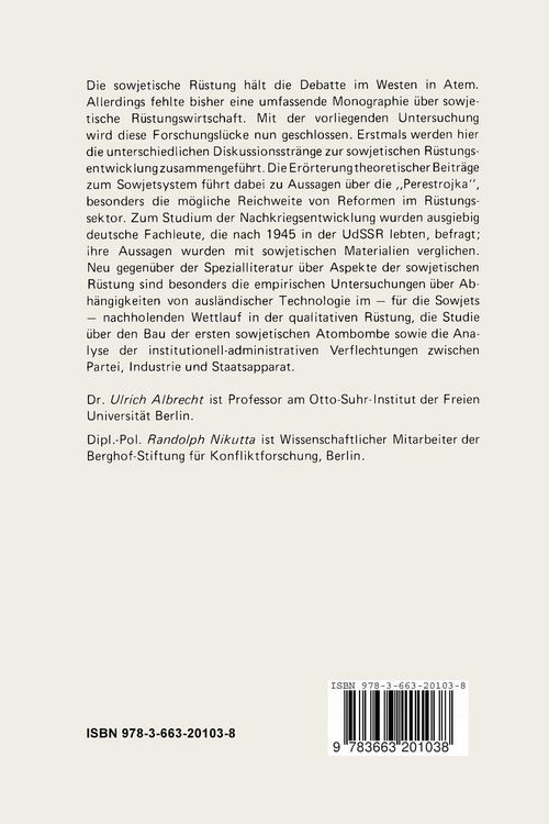 Produktbild: Die sowjetische R&uuml;stungsindustrie