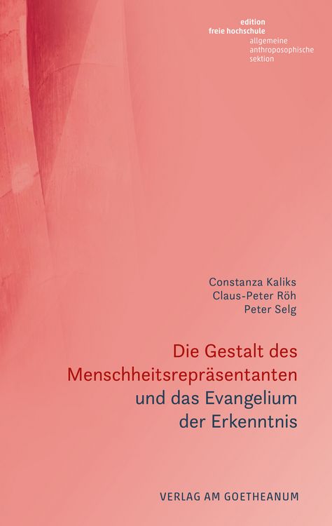 Produktbild: Die Gestalt des Menschheitsrepr&auml;sentanten und das Evangelium der Erkenntnis